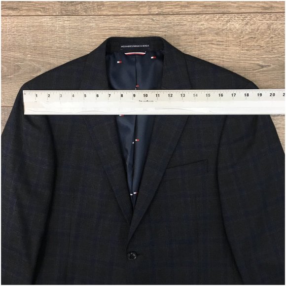 Tommy Hilfiger Mens Blazer Sport Coat Two Button Jacket Wool‎ 40R Casual Suits - Picture 9 of 13